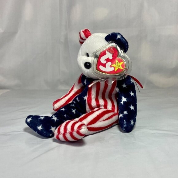 Ty Beanie Baby Spangle 1999 Retired P.E. Pellets 7th Gen Tush Tag Rare Vintage - Picture 2 of 12